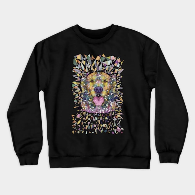 rainbow dog Crewneck Sweatshirt by Ancello